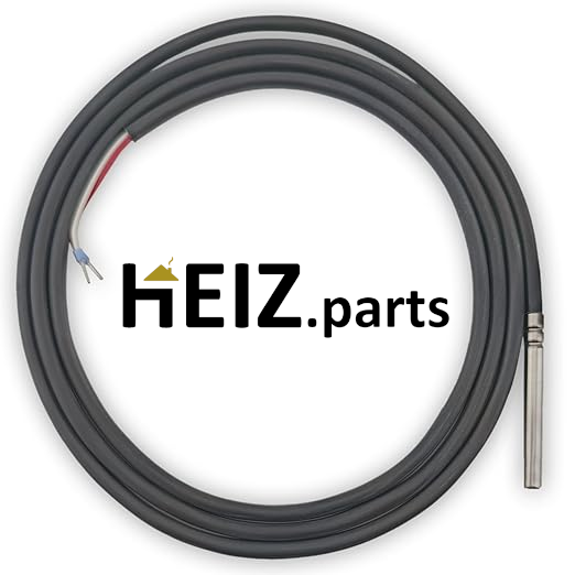 Universal Fühler Solar/Heizung PT1000 Silikonkabel 10m